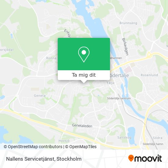 Nallens Servicetjänst karta