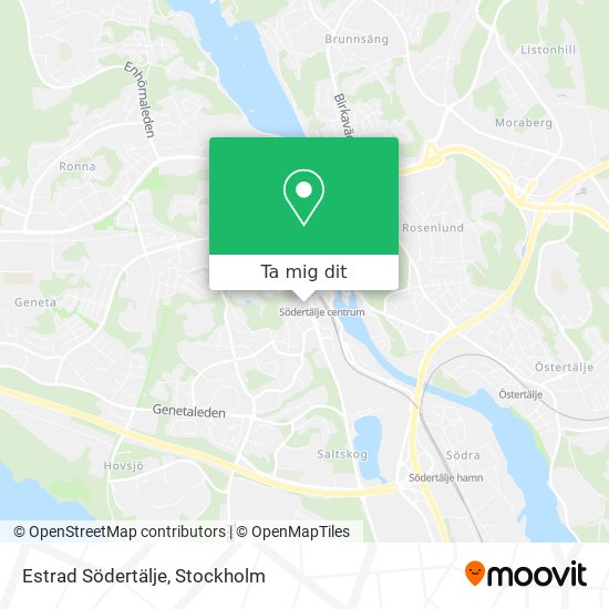 Estrad Södertälje karta