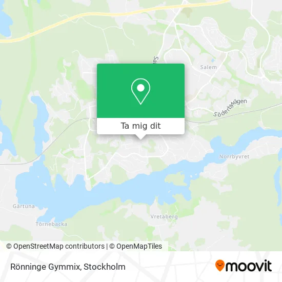 Rönninge Gymmix karta