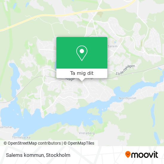 Salems kommun karta