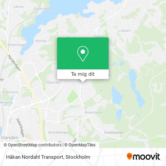 Håkan Nordahl Transport karta