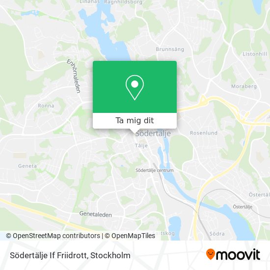 Södertälje If Friidrott karta