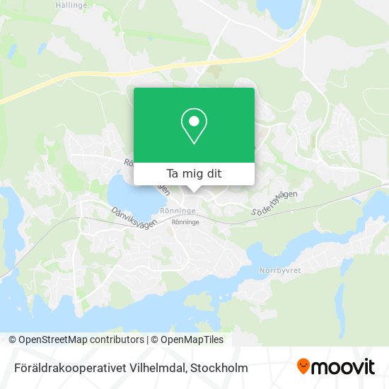 Föräldrakooperativet Vilhelmdal karta