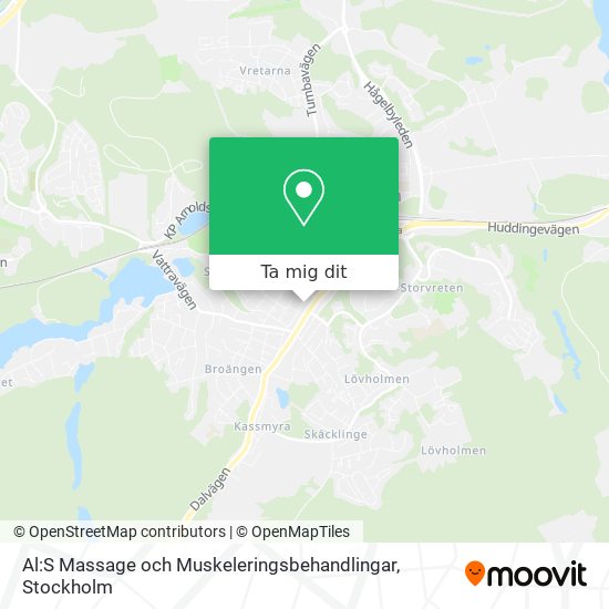 Al:S Massage och Muskeleringsbehandlingar karta