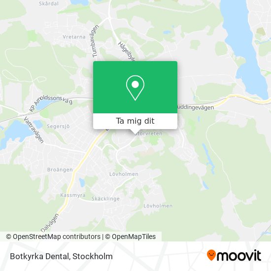 Botkyrka Dental karta