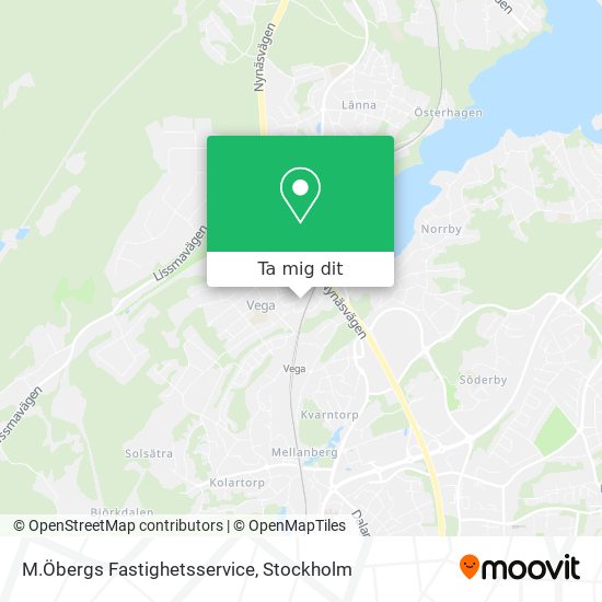 M.Öbergs Fastighetsservice karta