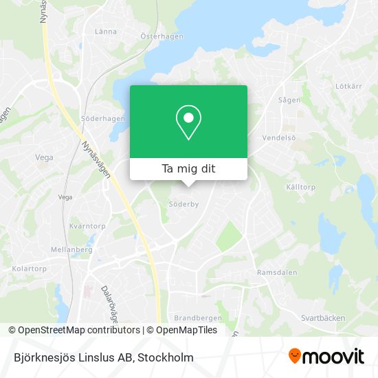 Björknesjös Linslus AB karta