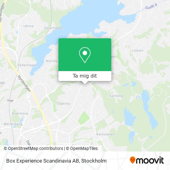 Box Experience Scandinavia AB karta