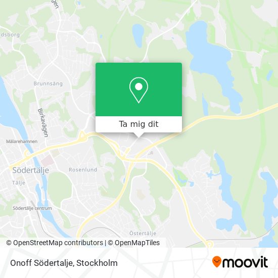 Onoff Södertalje karta