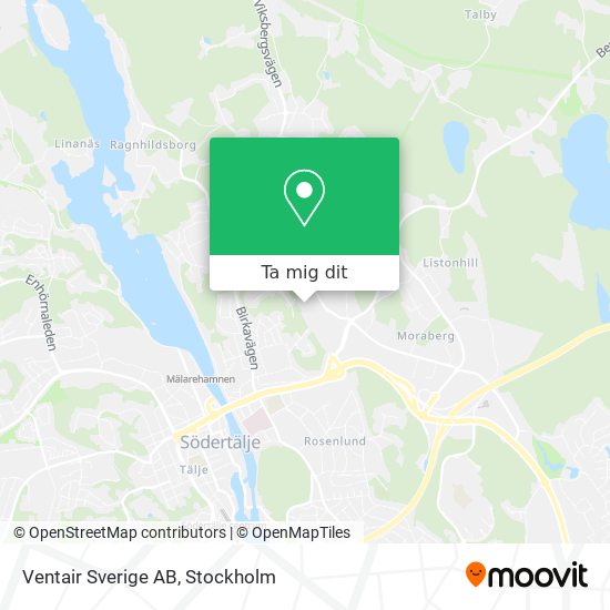 Ventair Sverige AB karta