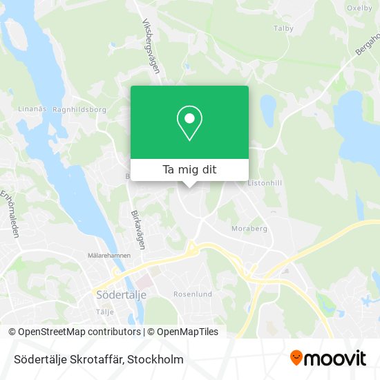 Södertälje Skrotaffär karta