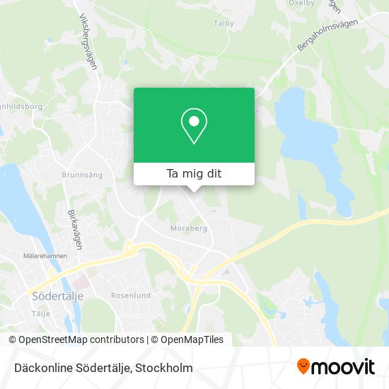 Däckonline Södertälje karta