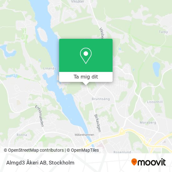 Almgd3 Åkeri AB karta