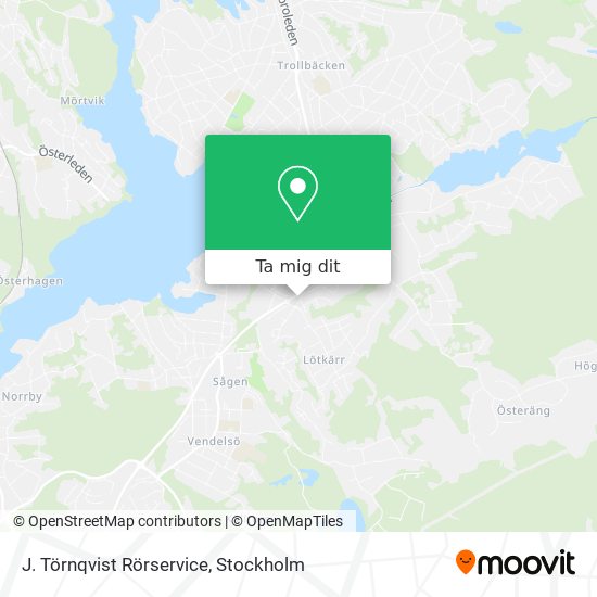 J. Törnqvist Rörservice karta