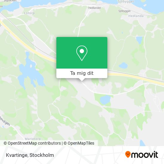 Kvartinge karta