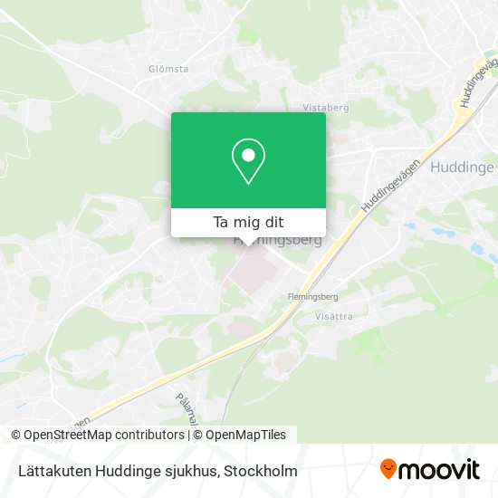 Lättakuten Huddinge sjukhus karta