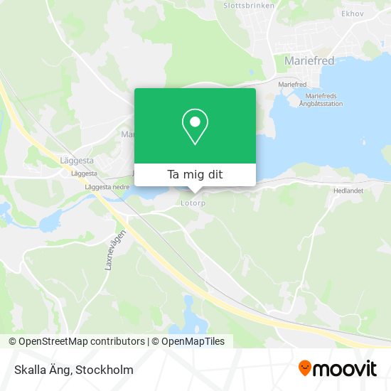 Skalla Äng karta