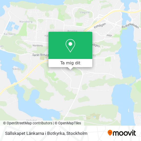 Sällskapet Länkarna i Botkyrka karta