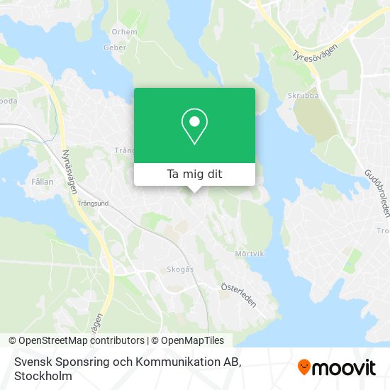 Svensk Sponsring och Kommunikation AB karta