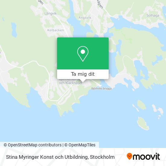 Stina Myringer Konst och Utbildning karta