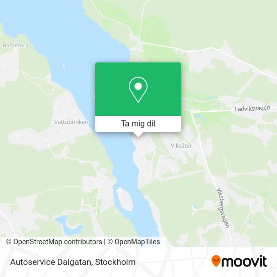 Autoservice Dalgatan karta