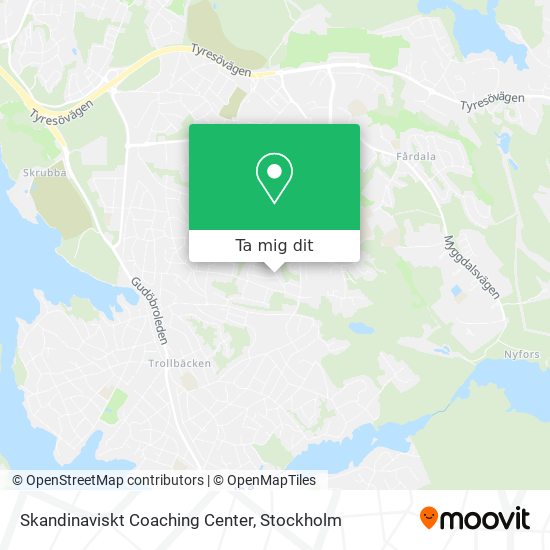 Skandinaviskt Coaching Center karta