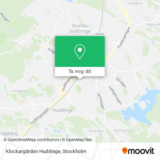 Klockargården Huddinge karta