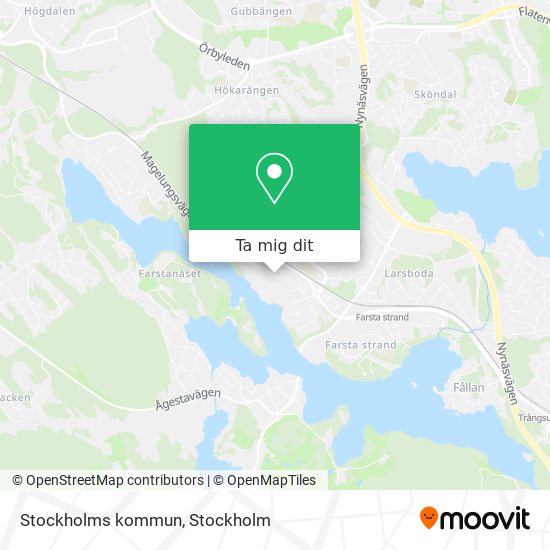 Stockholms kommun karta