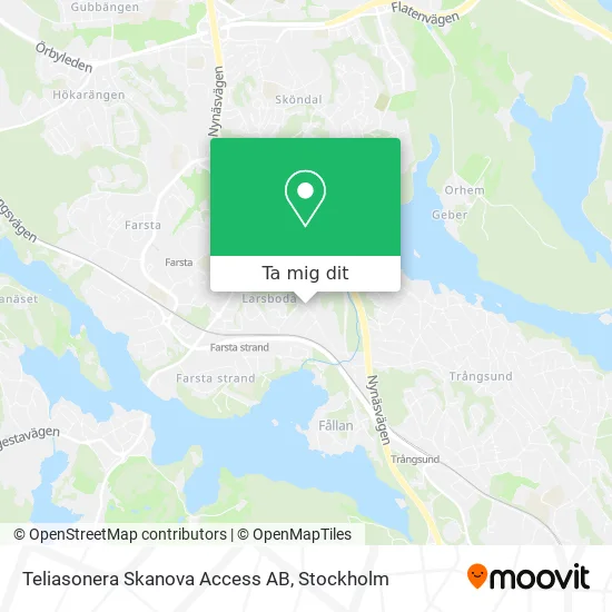 Teliasonera Skanova Access AB karta