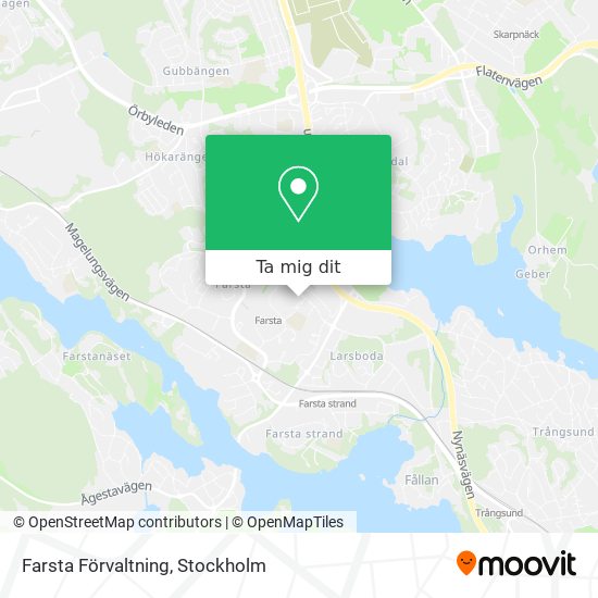 Farsta Förvaltning karta