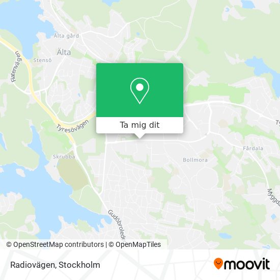 Radiovägen karta