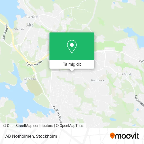 AB Notholmen karta