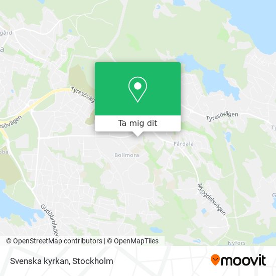 Svenska kyrkan karta