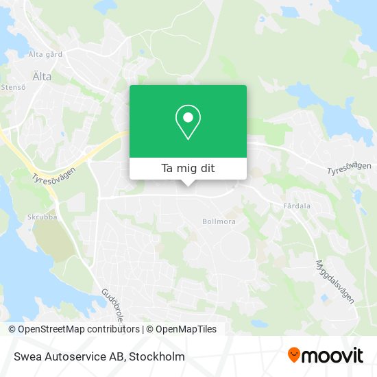 Swea Autoservice AB karta