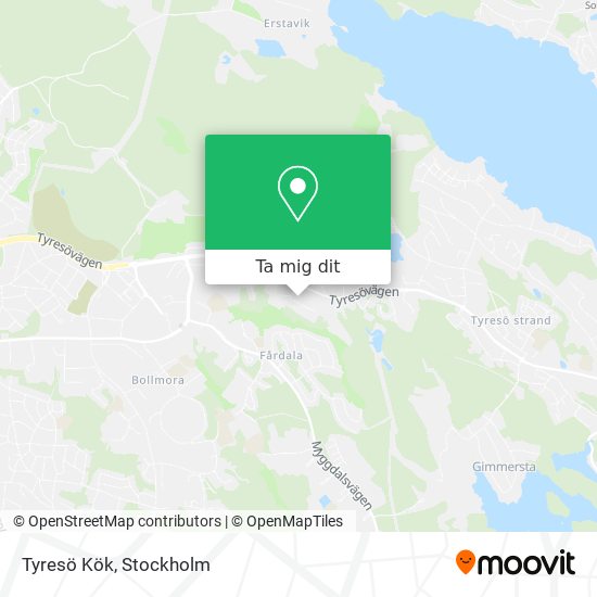 Tyresö Kök karta