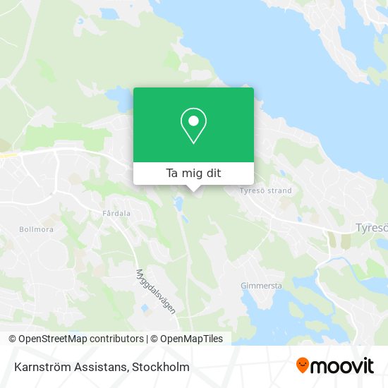 Karnström Assistans karta