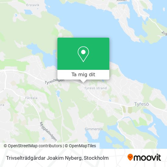 Trivselträdgårdar Joakim Nyberg karta