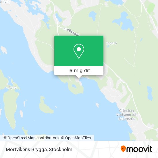 Mörtvikens Brygga karta