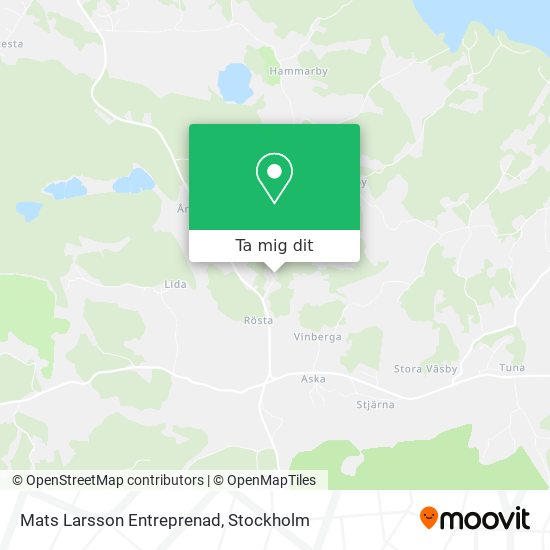 Mats Larsson Entreprenad karta