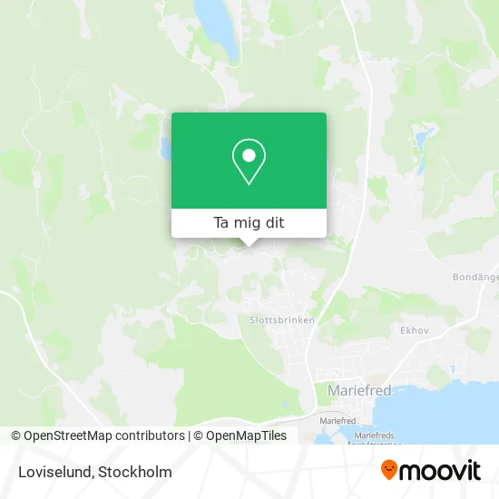 Loviselund karta