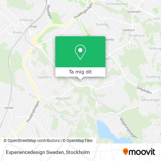 Experiencedesign Sweden karta