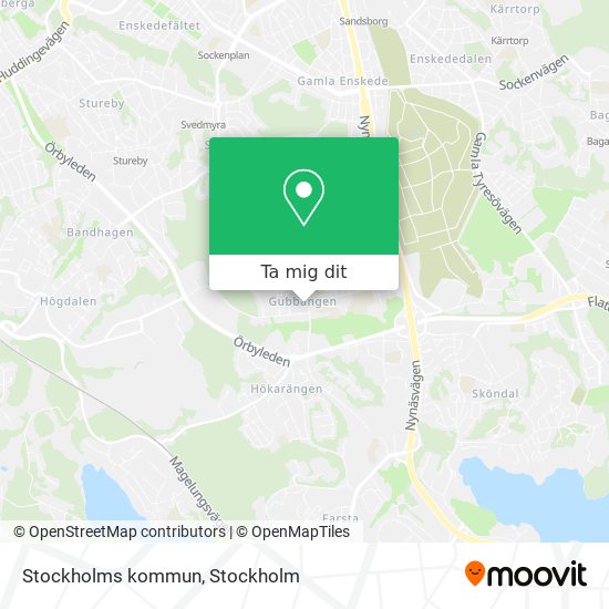 Stockholms kommun karta