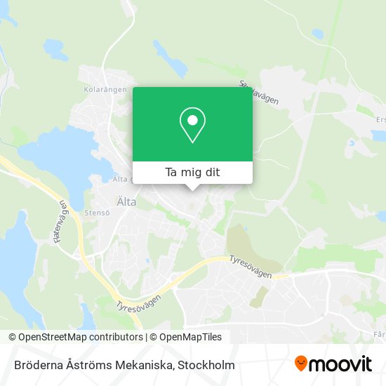 Bröderna Åströms Mekaniska karta