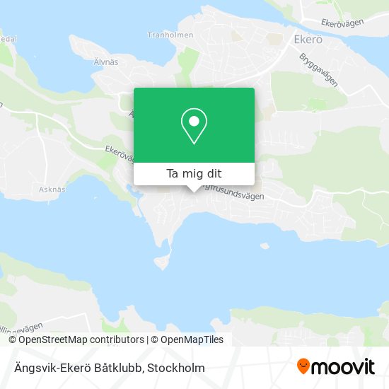 Ängsvik-Ekerö Båtklubb karta