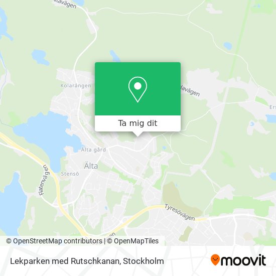 Lekparken med Rutschkanan karta