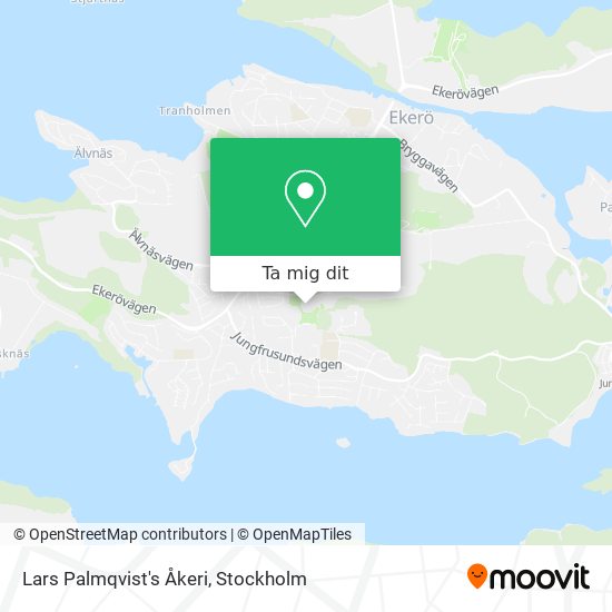 Lars Palmqvist's Åkeri karta