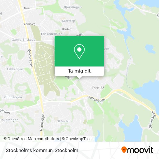 Stockholms kommun karta