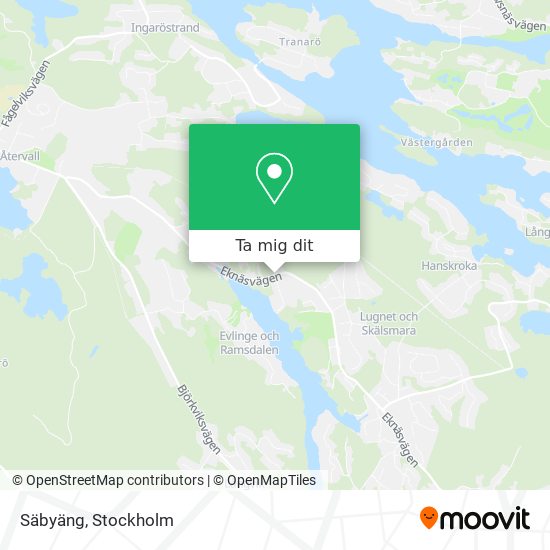 Säbyäng karta