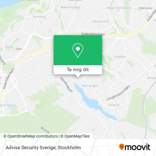 Advise Security Sverige karta
