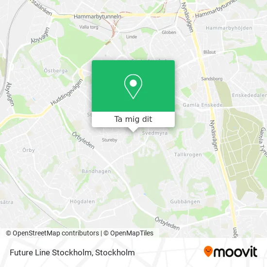 Future Line Stockholm karta